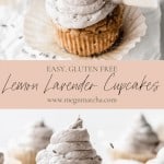 Gluten Free Lemon Lavender Cupcakes