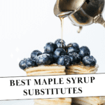 Maple syrup substitutes pinterest pin.