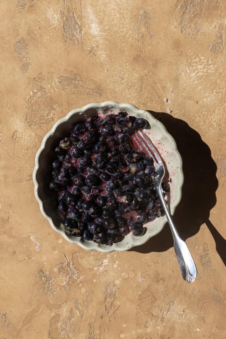 Easy Macerated Blueberries with Lemon Juice – Dollop of Dough
