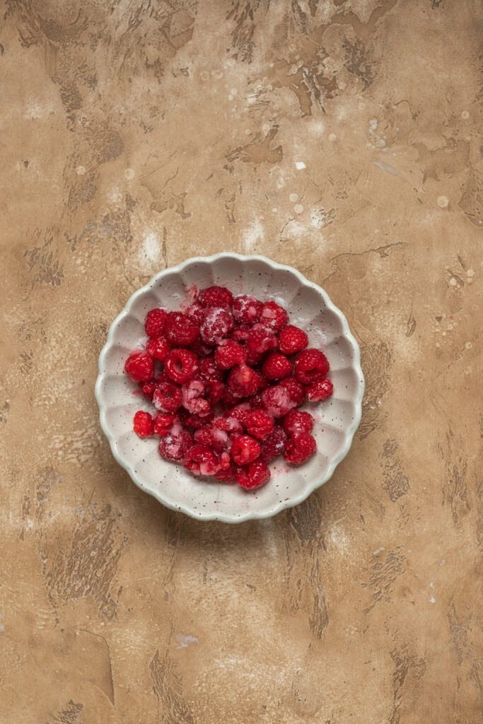 Melted Raspberry How to Make Macerated Raspberries – Dollop of Dough